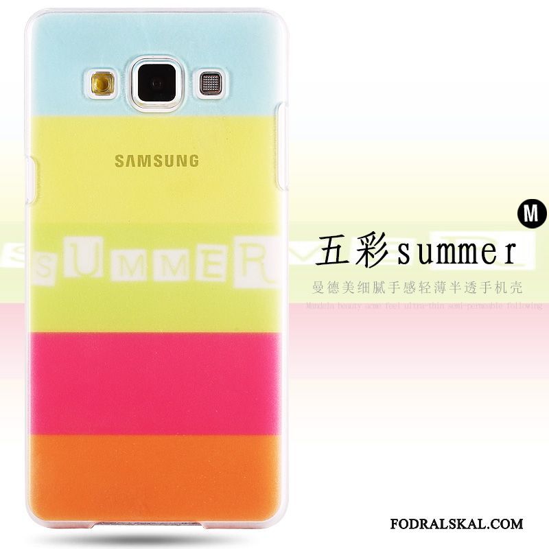 Skal Samsung Galaxy A8 Målade Hårdtelefon, Fodral Samsung Galaxy A8 Skydd Grön
