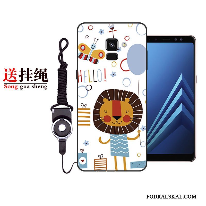 Skal Samsung Galaxy A8+ Skydd Purpur Fallskydd, Fodral Samsung Galaxy A8+ Påsar