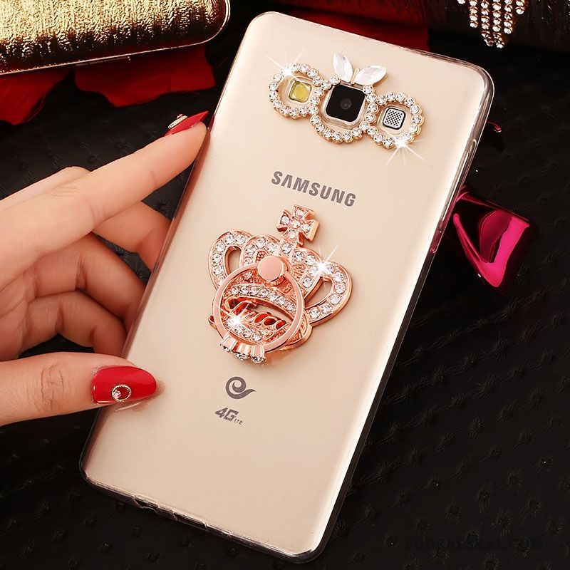 Skal Samsung Galaxy A8 Skydd Röd Fallskydd, Fodral Samsung Galaxy A8 Mjuk Telefon Trend