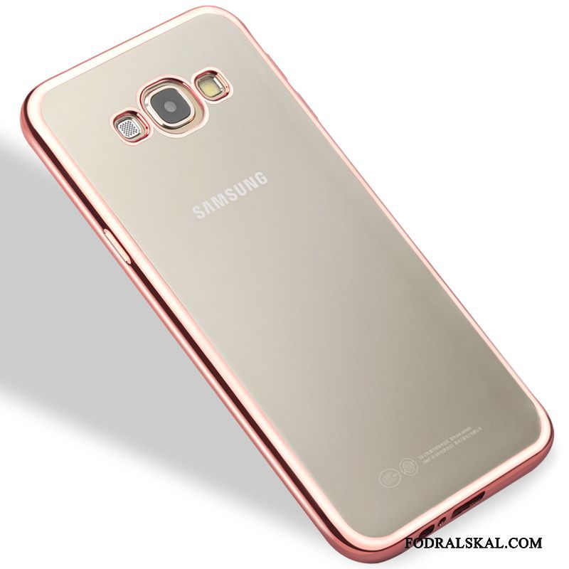 Skal Samsung Galaxy A8 Skydd Trendtelefon, Fodral Samsung Galaxy A8 Mjuk Fallskydd Rosa