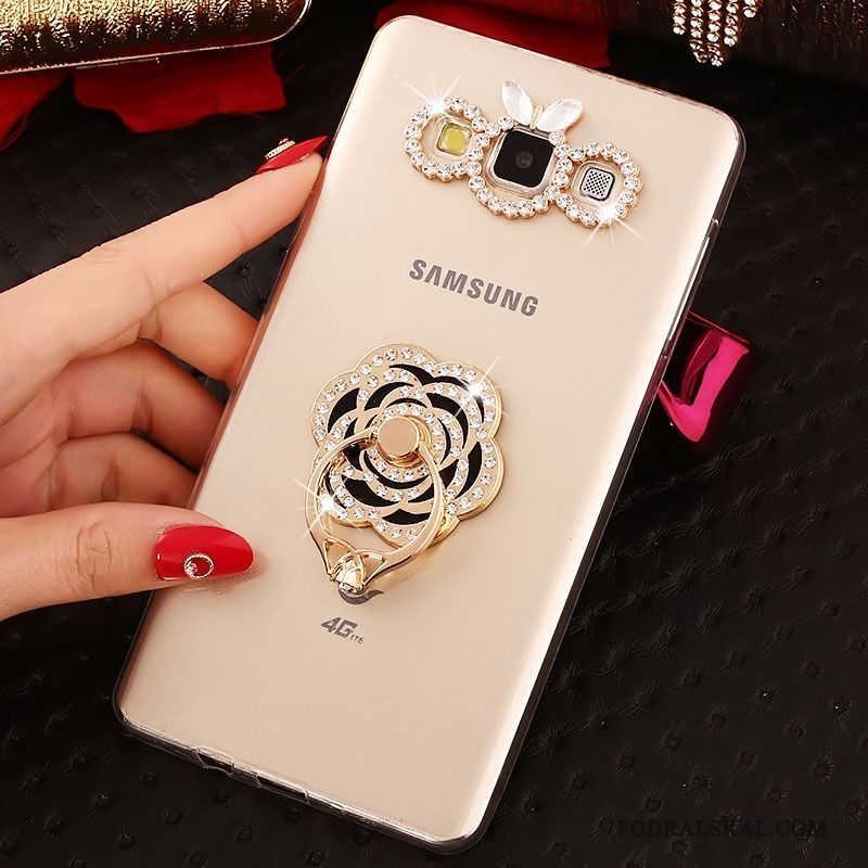Skal Samsung Galaxy A8 Strass Telefon Trend, Fodral Samsung Galaxy A8 Mjuk Rosa