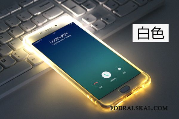 Skal Samsung Galaxy A9 Mjuk Transparenttelefon, Fodral Samsung Galaxy A9 Silikon Fallskydd Rosa