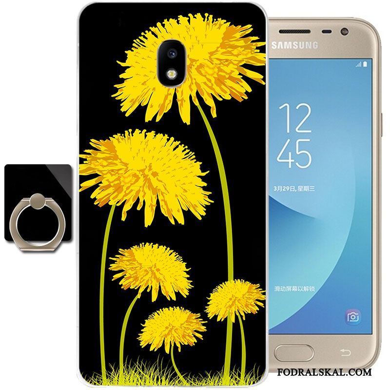 Skal Samsung Galaxy J3 2017 Mjuk Fallskydd Transparent, Fodral Samsung Galaxy J3 2017 Silikon Telefon