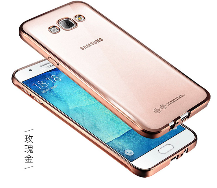 Skal Samsung Galaxy J5 2016 Skydd Tunntelefon, Fodral Samsung Galaxy J5 2016 Fallskydd Plating