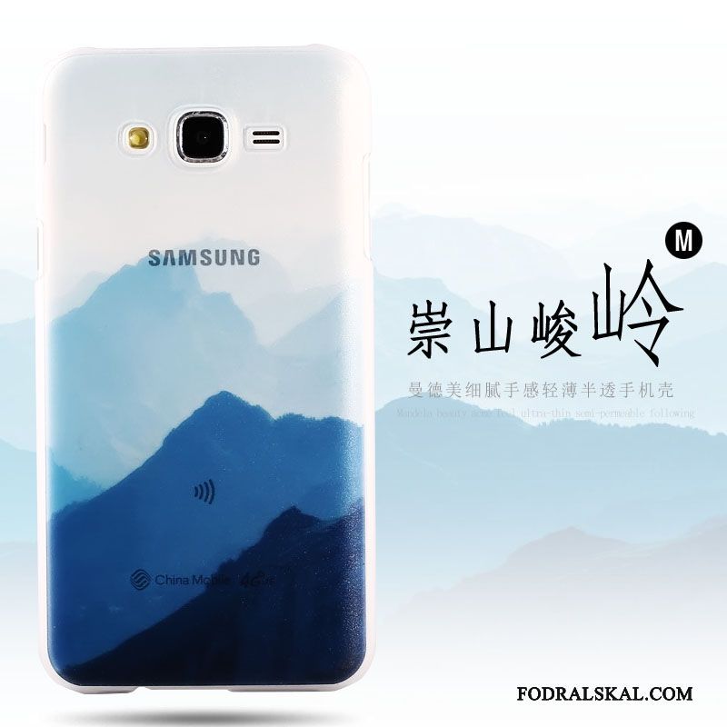 Skal Samsung Galaxy J7 2015 Färg Transparent Trend, Fodral Samsung Galaxy J7 2015 Skydd Telefon Hård