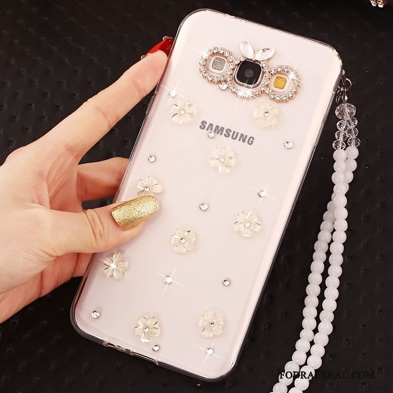 Skal Samsung Galaxy J7 2015 Silikon Telefon Fallskydd, Fodral Samsung Galaxy J7 2015 Mjuk Rosa