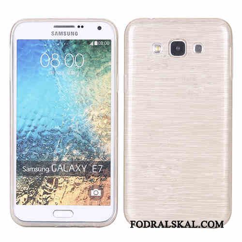 Skal Samsung Galaxy J7 2015 Skydd Telefon Rosa, Fodral Samsung Galaxy J7 2015 Silikon Silke