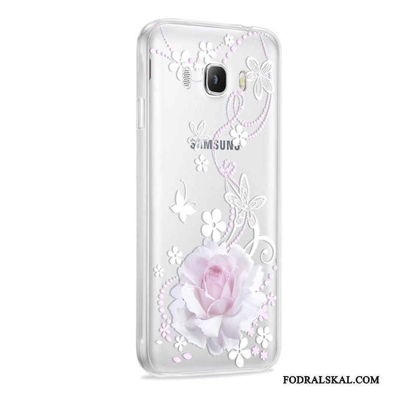 Skal Samsung Galaxy J7 2016 Silikon Gråtelefon, Fodral Samsung Galaxy J7 2016 Mjuk Fallskydd Rosa