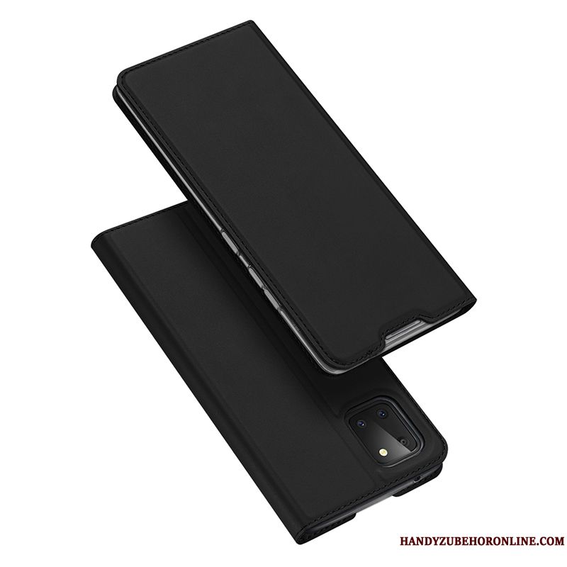 Skal Samsung Galaxy Note 10 Lite Skydd Rosa Fallskydd, Fodral Samsung Galaxy Note 10 Lite Läderfodral Ny Kort