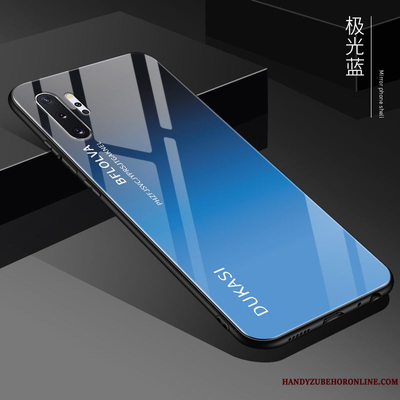 Skal Samsung Galaxy Note 10+ Telefon Trend, Fodral Samsung Galaxy Note 10+ Glas Grön