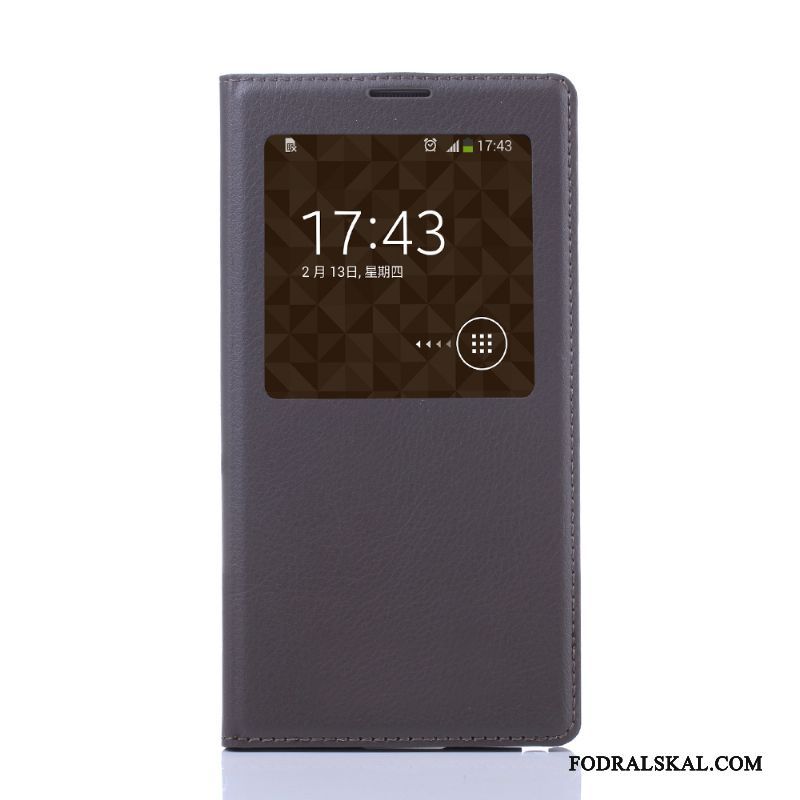 Skal Samsung Galaxy Note 3 Läderfodral Gultelefon, Fodral Samsung Galaxy Note 3 Skydd Orange