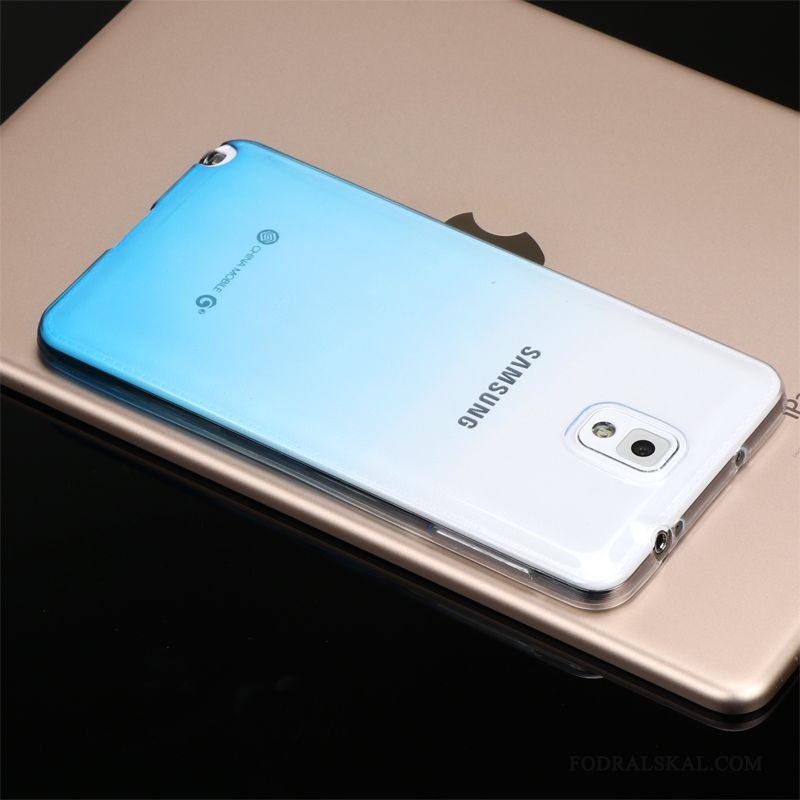 Skal Samsung Galaxy Note 3 Silikon Telefon Transparent, Fodral Samsung Galaxy Note 3 Skydd Lätt Och Tunt Purpur