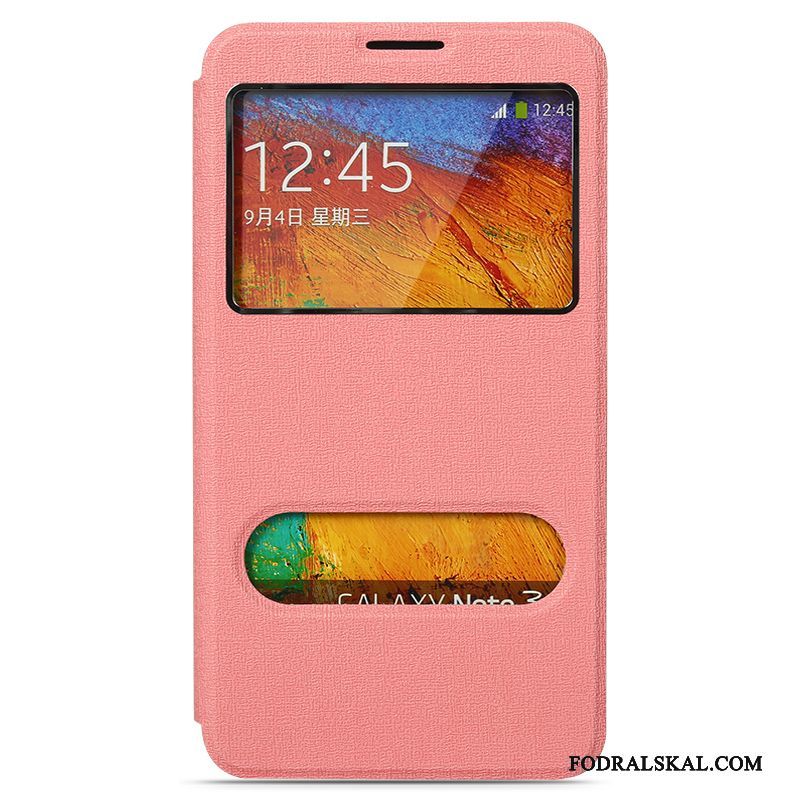 Skal Samsung Galaxy Note 3 Täcka Enkel Bakre Omslag, Fodral Samsung Galaxy Note 3 Support Telefon Gul