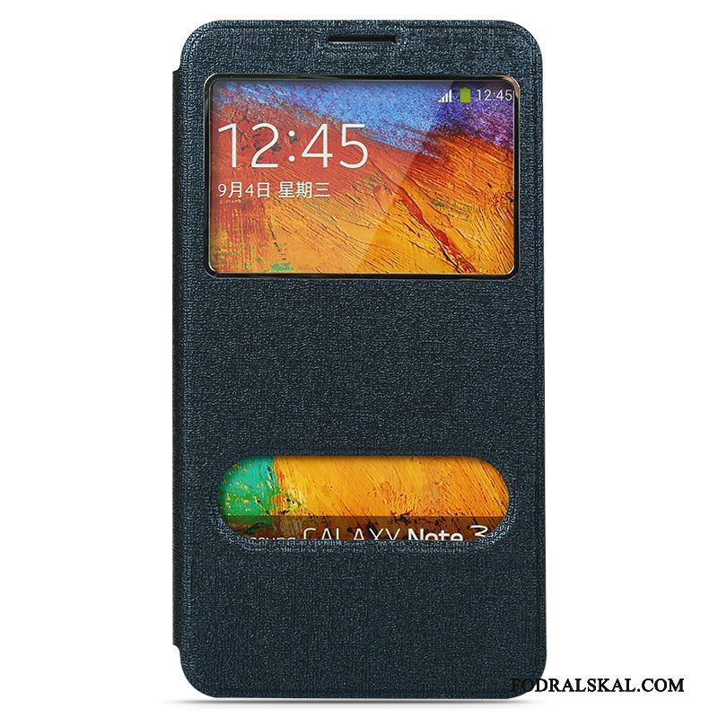 Skal Samsung Galaxy Note 3 Täcka Enkel Bakre Omslag, Fodral Samsung Galaxy Note 3 Support Telefon Gul