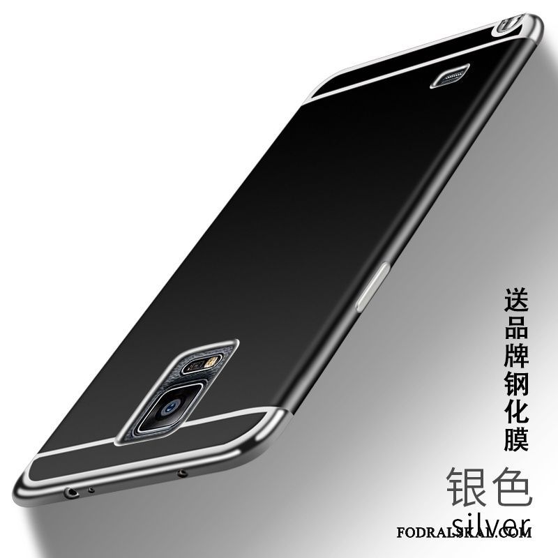 Skal Samsung Galaxy Note 4 Silikon Nubuck Personlighet, Fodral Samsung Galaxy Note 4 Skydd Telefon Rosa