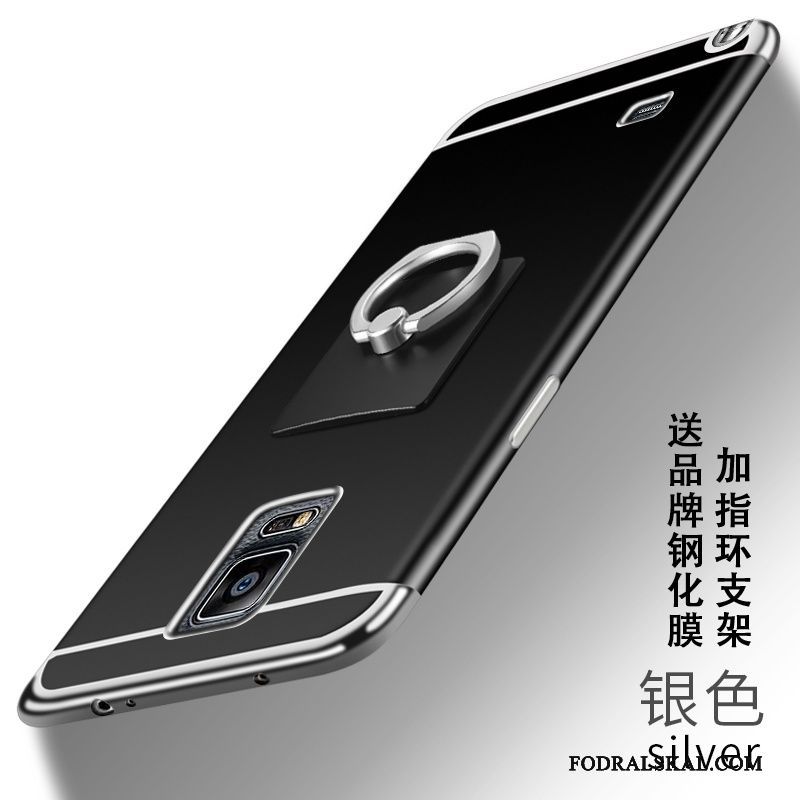 Skal Samsung Galaxy Note 4 Silikon Nubuck Personlighet, Fodral Samsung Galaxy Note 4 Skydd Telefon Rosa
