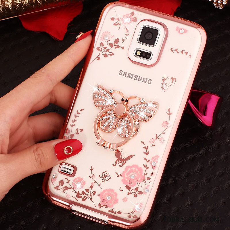 Skal Samsung Galaxy Note 4 Silikon Rosatelefon, Fodral Samsung Galaxy Note 4 Skydd Ring