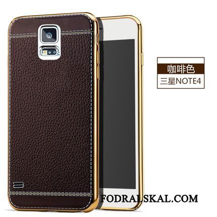 Skal Samsung Galaxy Note 4 Skydd Tunn Fallskydd, Fodral Samsung Galaxy Note 4 Mjuk Rosatelefon