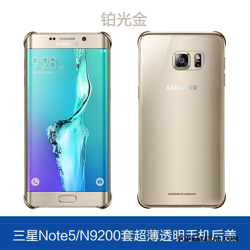 Skal Samsung Galaxy Note 5 Färg Telefon Slim, Fodral Samsung Galaxy Note 5 Skydd Bakre Omslag Transparent