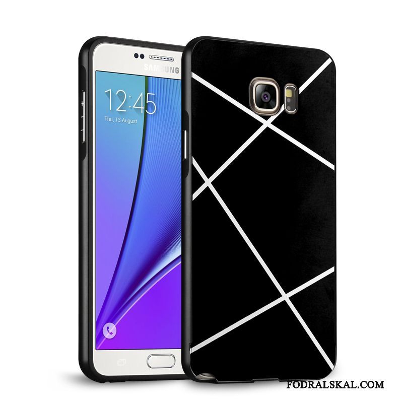 Skal Samsung Galaxy Note 5 Metall Bakre Omslagtelefon, Fodral Samsung Galaxy Note 5 Skydd Frame Fallskydd