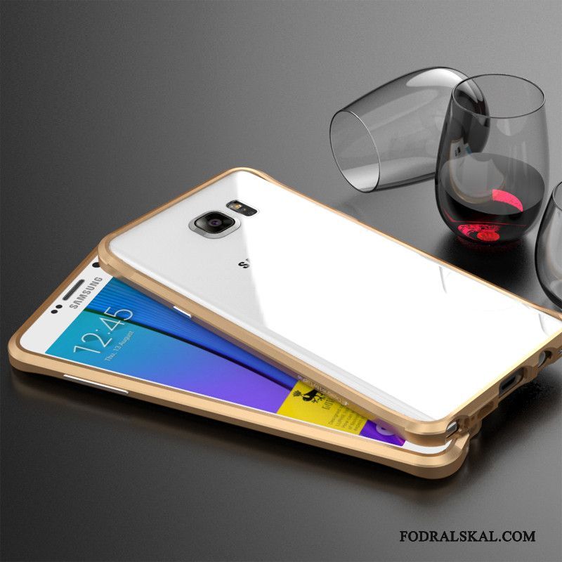 Skal Samsung Galaxy Note 5 Metall Telefon Enkel, Fodral Samsung Galaxy Note 5 Skydd Frame Ny