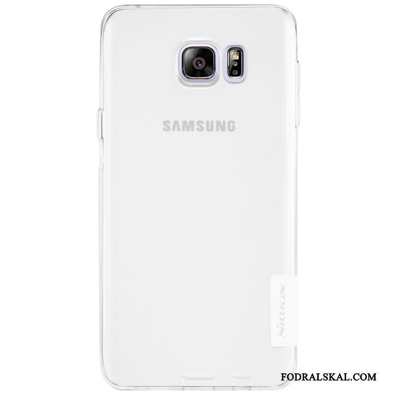 Skal Samsung Galaxy Note 5 Mjuk Guld Transparent, Fodral Samsung Galaxy Note 5 Skydd Blå