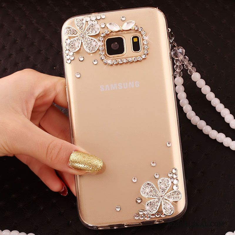 Skal Samsung Galaxy Note 5 Silikon Ring Blå, Fodral Samsung Galaxy Note 5 Skydd Fallskydd Hängsmycken