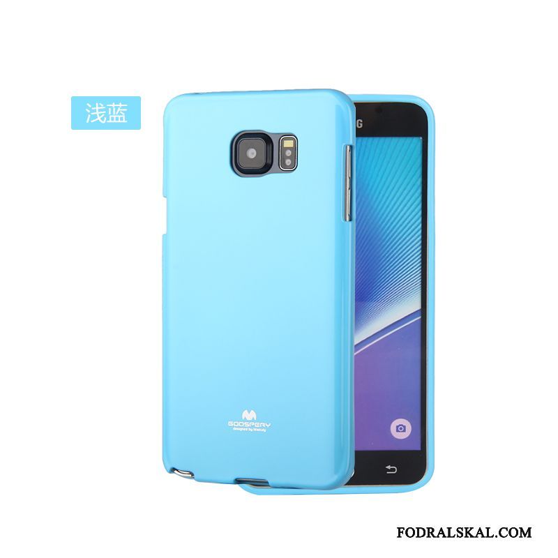 Skal Samsung Galaxy Note 5 Silikon Slim Grön, Fodral Samsung Galaxy Note 5 Mjuk Fallskyddtelefon