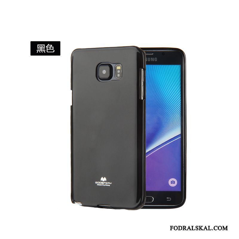 Skal Samsung Galaxy Note 5 Silikon Slim Grön, Fodral Samsung Galaxy Note 5 Mjuk Fallskyddtelefon