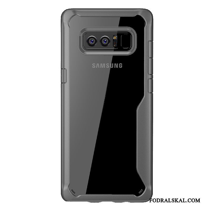 Skal Samsung Galaxy Note 8 Kreativa Svart Slim, Fodral Samsung Galaxy Note 8 Påsar Fallskyddtelefon