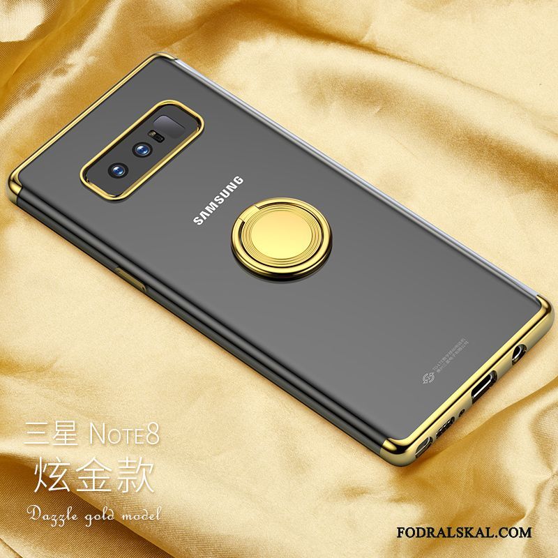 Skal Samsung Galaxy Note 8 Lyxiga Fallskydd Guld, Fodral Samsung Galaxy Note 8 Påsar Silver Ny