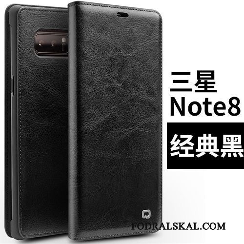 Skal Samsung Galaxy Note 8 Läderfodral Telefon, Fodral Samsung Galaxy Note 8 Skydd