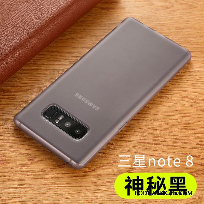 Skal Samsung Galaxy Note 8 Mjuk Telefon Pu, Fodral Samsung Galaxy Note 8 Påsar Svart Fallskydd