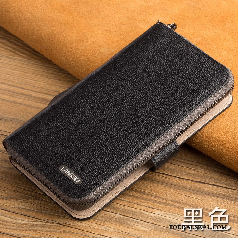 Skal Samsung Galaxy Note 8 Plånbok Fallskydd Kuvert, Fodral Samsung Galaxy Note 8 Läderfodral Telefon Svart