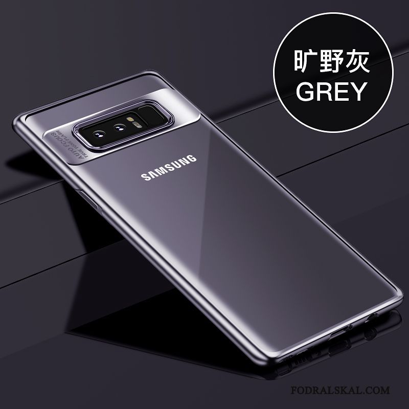 Skal Samsung Galaxy Note 8 Silikon Ny Blå, Fodral Samsung Galaxy Note 8 Kreativa Personlighet Trend