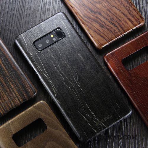 Skal Samsung Galaxy Note 8 Wood Slim Trä, Fodral Samsung Galaxy Note 8 Skydd Trend Varumärke Massivt Trä