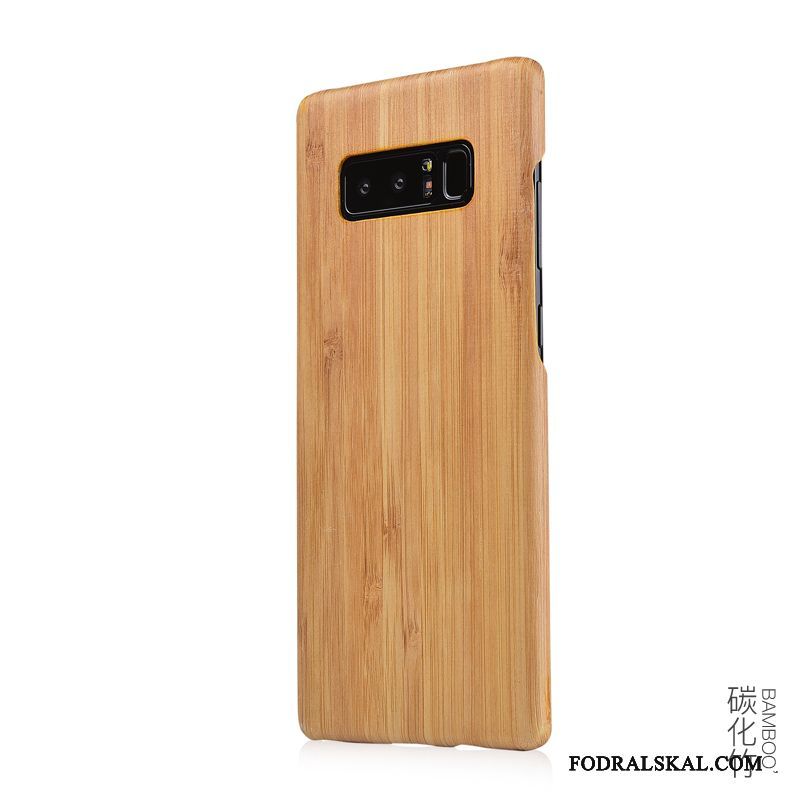 Skal Samsung Galaxy Note 8 Wood Trätelefon, Fodral Samsung Galaxy Note 8 Tunn Massivt Trä