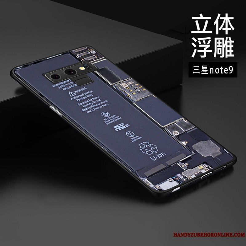 Skal Samsung Galaxy Note 9 Lättnad Kinesisk Stil Anpassa, Fodral Samsung Galaxy Note 9 Kreativa Fallskyddtelefon