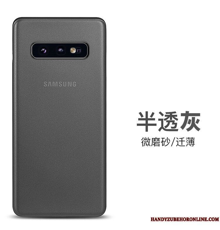 Skal Samsung Galaxy S10 Mjuk Fallskydd Svart, Fodral Samsung Galaxy S10 Silikon Telefon Nubuck