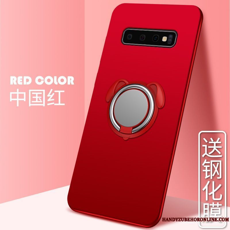 Skal Samsung Galaxy S10 Påsar Rosa Net Red, Fodral Samsung Galaxy S10 Skydd Fallskyddtelefon
