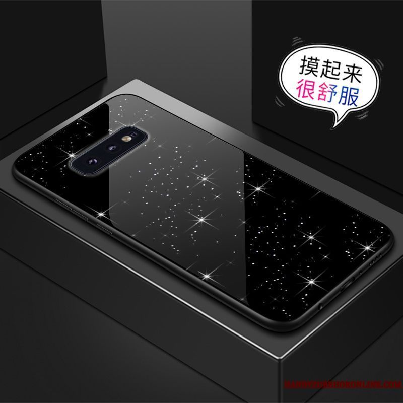 Skal Samsung Galaxy S10e Kreativa Grön Fallskydd, Fodral Samsung Galaxy S10e Glastelefon