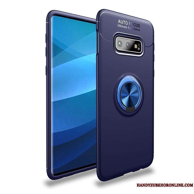 Skal Samsung Galaxy S10e Support Svart Högt Utbud, Fodral Samsung Galaxy S10e Silikon Fallskyddtelefon