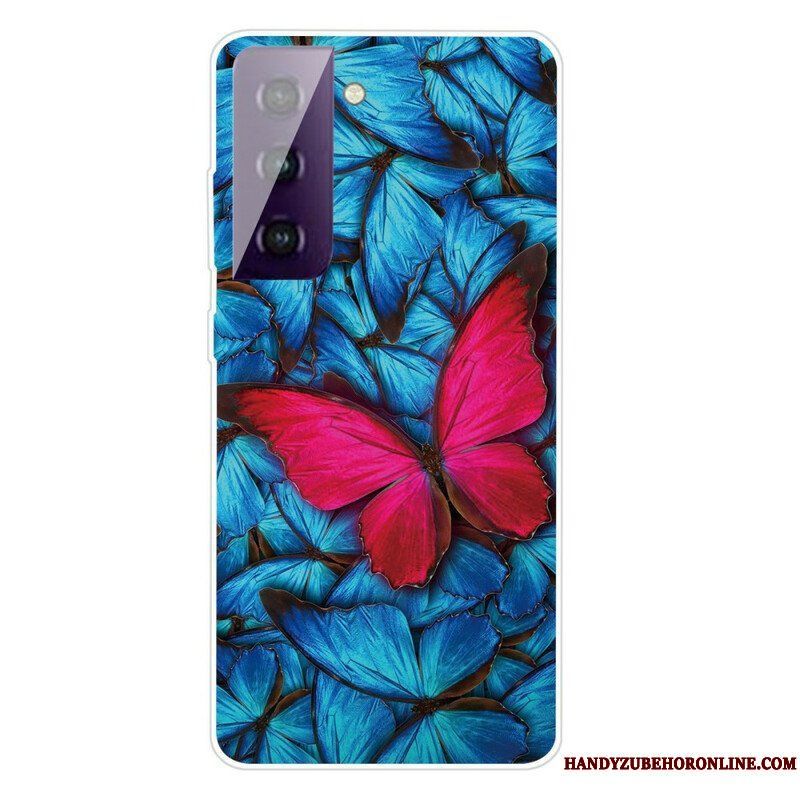 Skal Samsung Galaxy S21 FE Flexibla Fjärilar