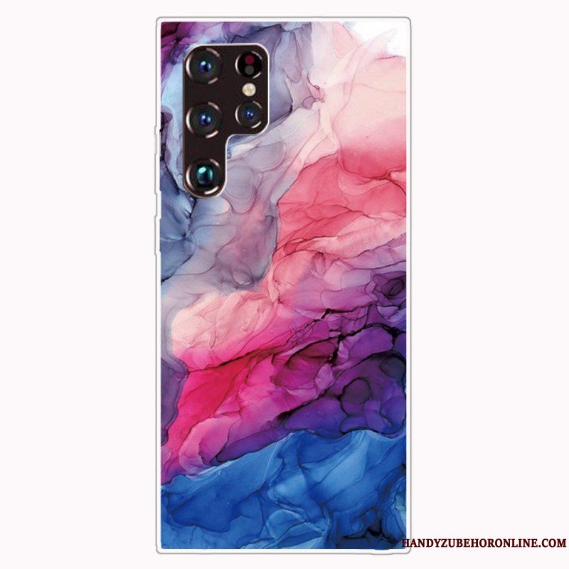 Skal Samsung Galaxy S22 Plus 5G Färgad Marmor