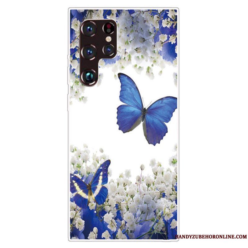 Skal Samsung Galaxy S22 Ultra 5G Designa Fjärilar