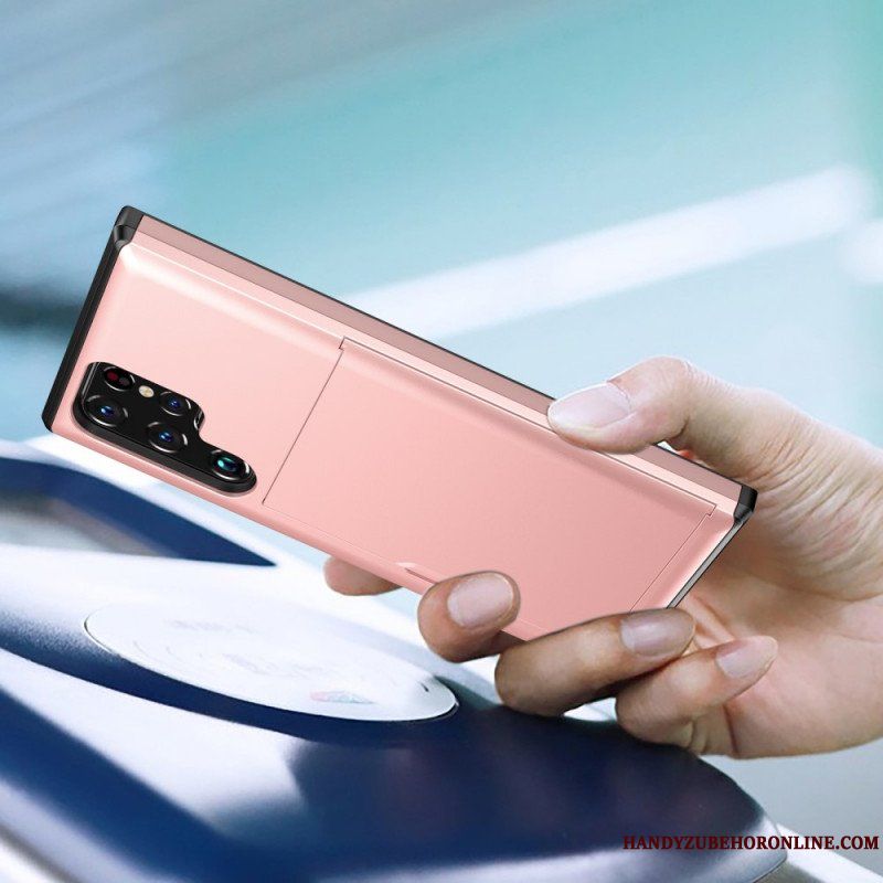 Skal Samsung Galaxy S22 Ultra 5G Dragkedja Korthållare