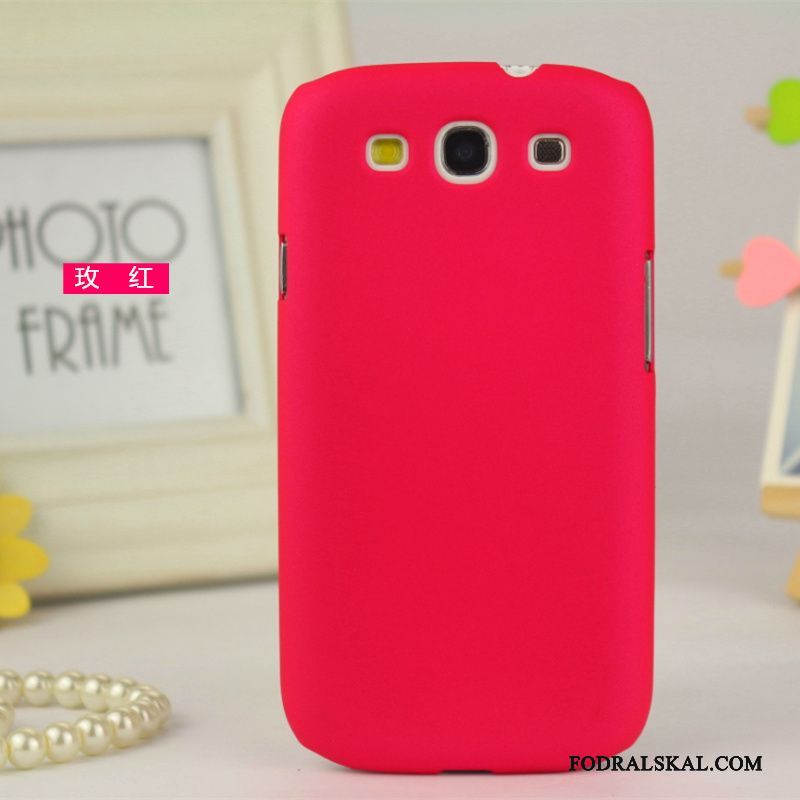 Skal Samsung Galaxy S3 Skydd Röd Lätt Och Tunt, Fodral Samsung Galaxy S3 Nubucktelefon