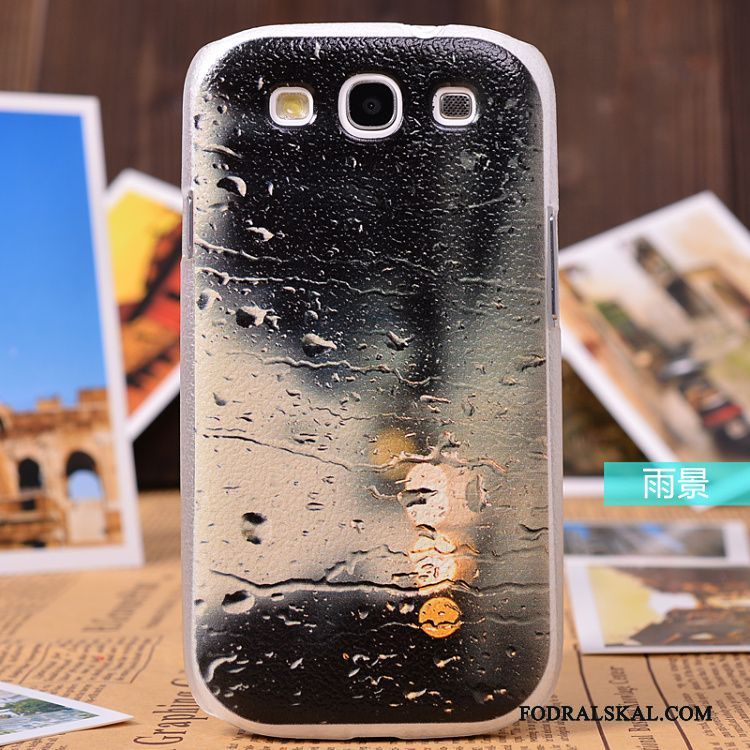 Skal Samsung Galaxy S3 Skydd Tillbehör Mönster, Fodral Samsung Galaxy S3 Läder Orangetelefon
