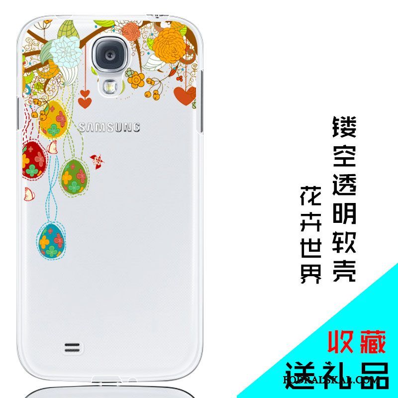 Skal Samsung Galaxy S4 Skydd Rosatelefon, Fodral Samsung Galaxy S4 Mjuk Transparent Bakre Omslag