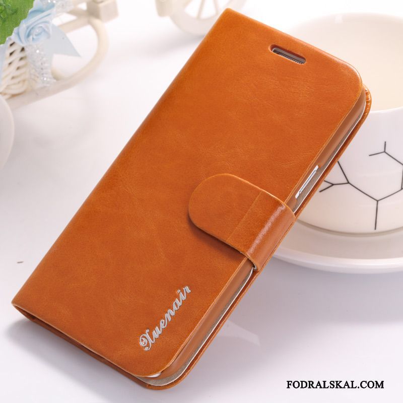 Skal Samsung Galaxy S4 Skydd Telefon Orange, Fodral Samsung Galaxy S4 Läder